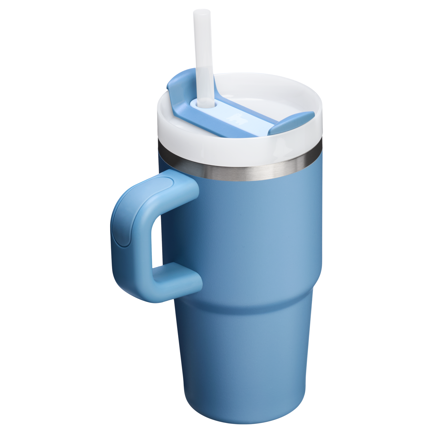 Large Capacity The Quencher H2.O Flowstate Tumbler | Stanley Create D274S - Double-Wall Vacuum Insulated Travel Tumbler with Straw Detail