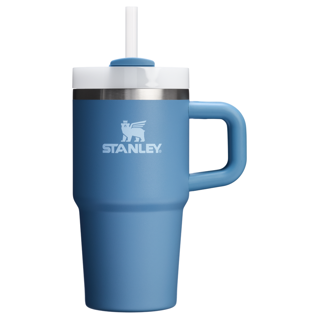 Large Capacity The Quencher H2.O Flowstate Tumbler | Stanley Create D274S - Double-Wall Vacuum Insulated Travel Tumbler with Straw Detail
