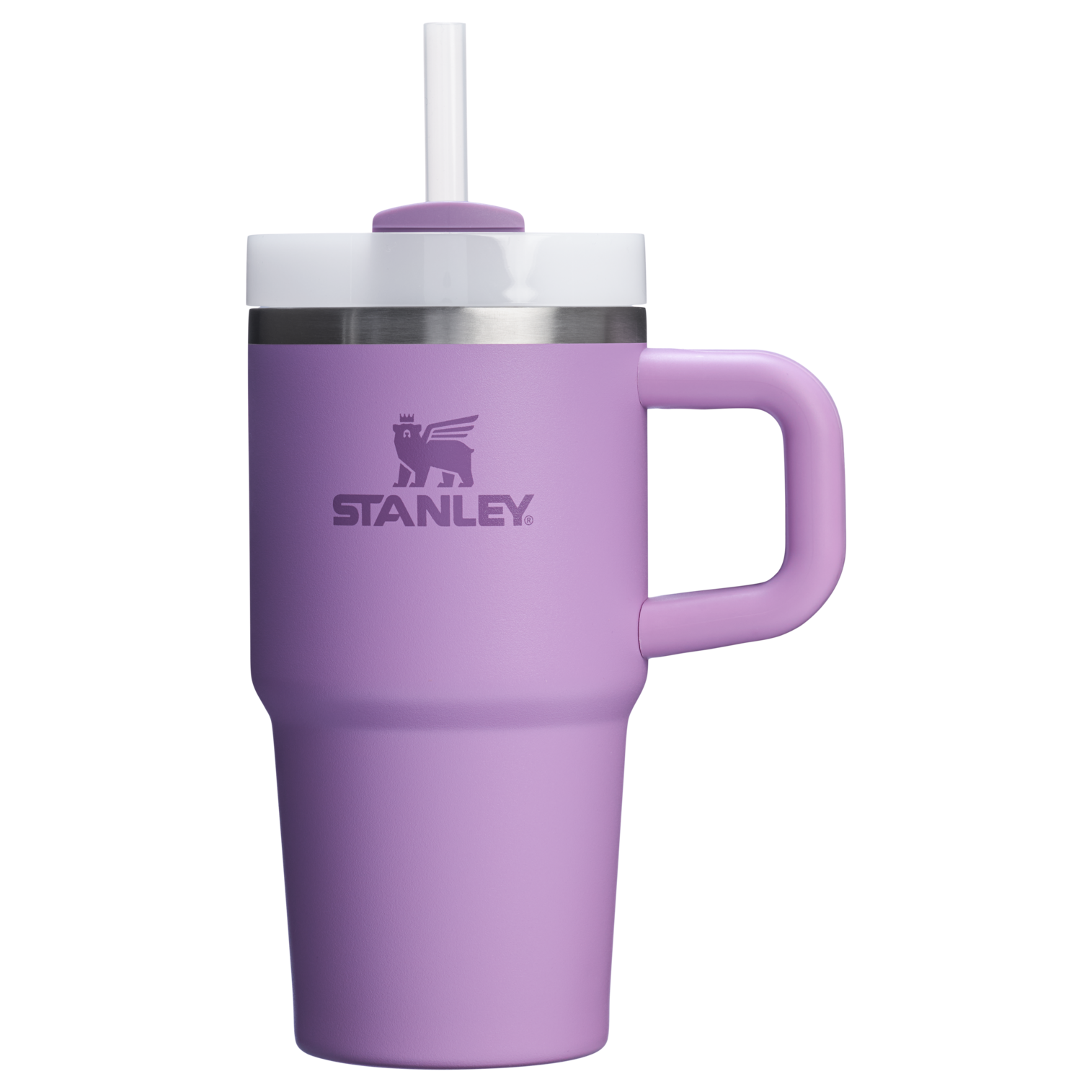 Large Capacity The Quencher H2.O Flowstate Tumbler | Stanley Create D274S - Double-Wall Vacuum Insulated Travel Tumbler with Straw Detail