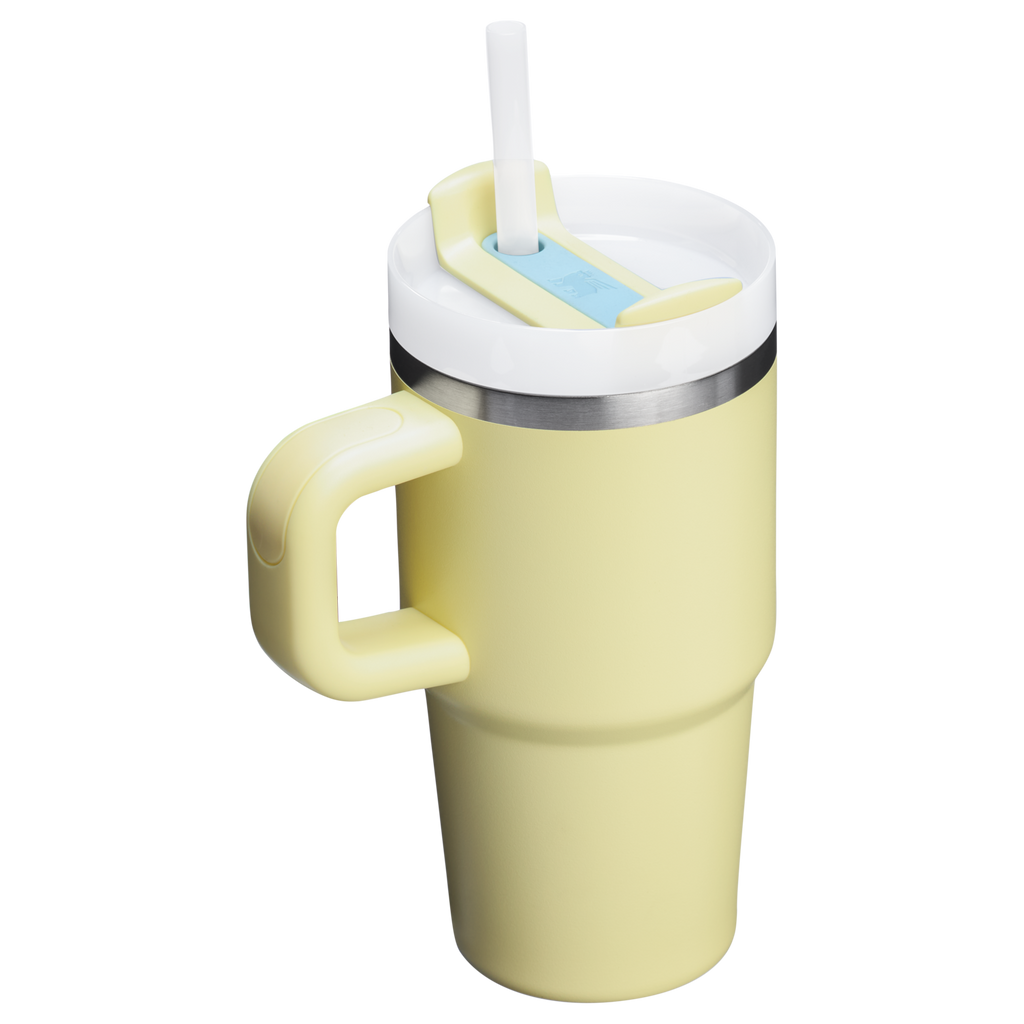 Large Capacity The Quencher H2.O Flowstate Tumbler | Stanley Create D274S - Double-Wall Vacuum Insulated Travel Tumbler with Straw Detail