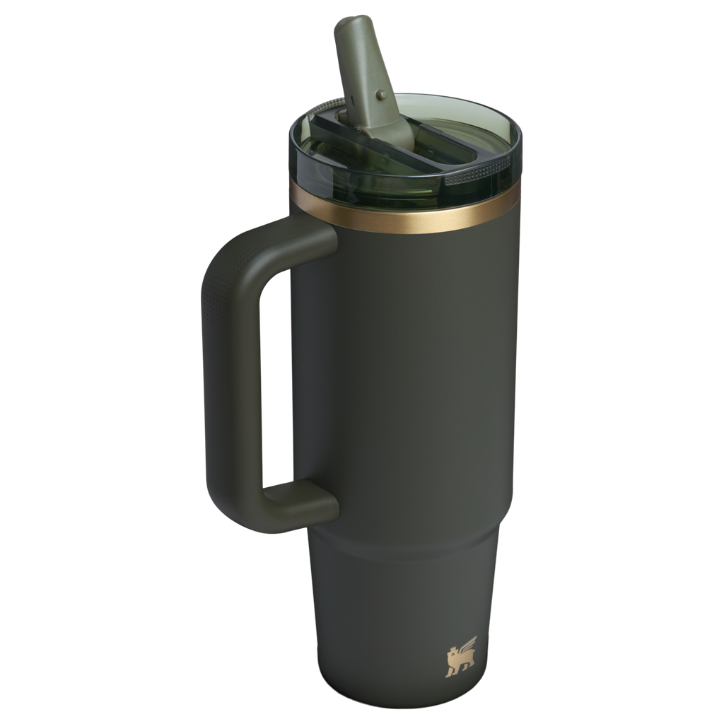 Double-Wall Vacuum The Quencher H2.0 Flowstate Tumbler D051L - Double-Wall Vacuum Insulated Travel Tumbler with Straw Detail