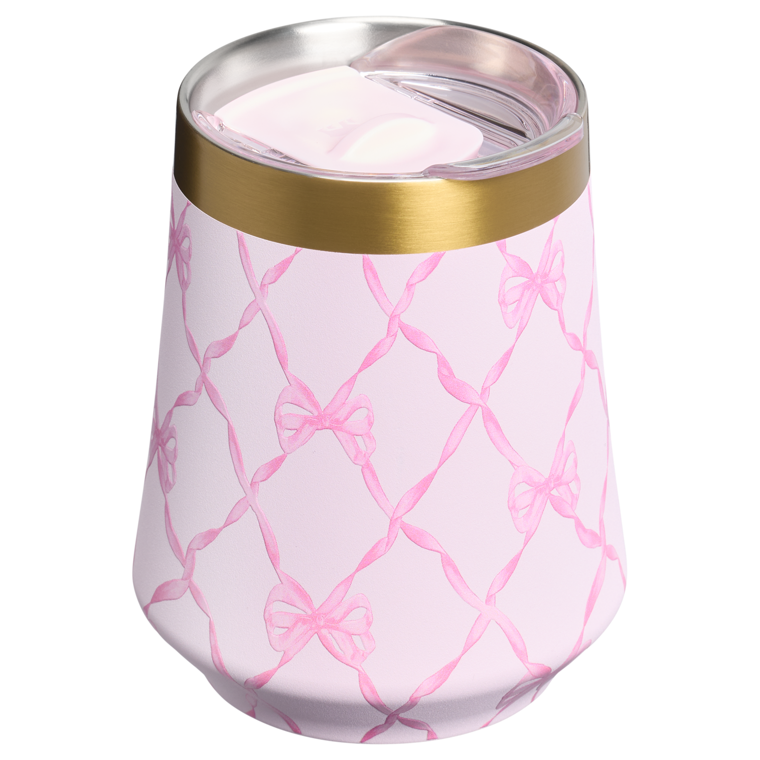 Shatterproof Luxury Stanley 1913 x LoveShackFancy Holiday Reserve Wine Tumbler D204X - Elegant Stemless Vacuum Insulated Wine Tumbler Detail