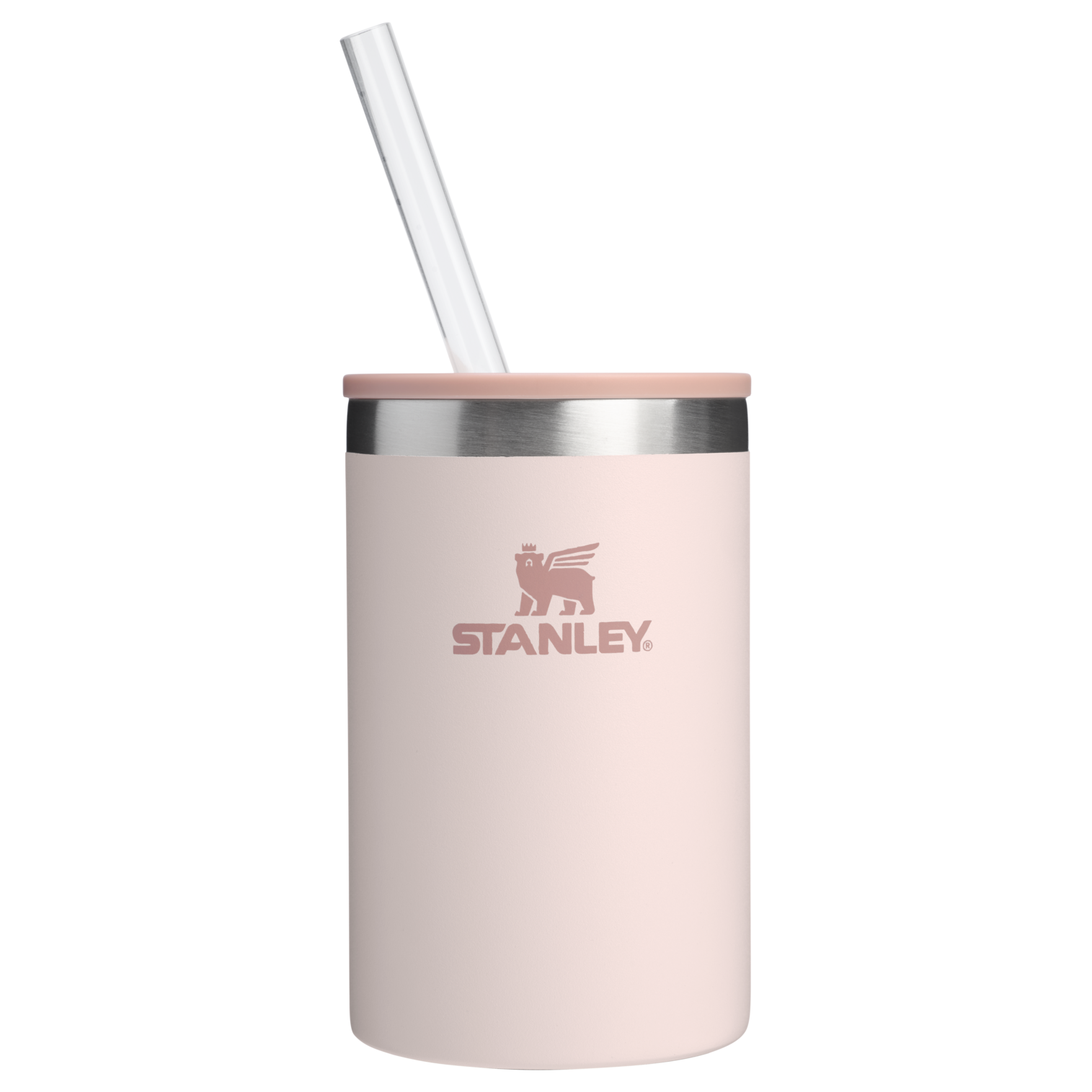Leak-Proof Insulated The Everyday Can Cooler Cup | Stanley Create D313H - Heavy-Duty Ice-Retention Food & Beverage Carrier - Rose Quartz