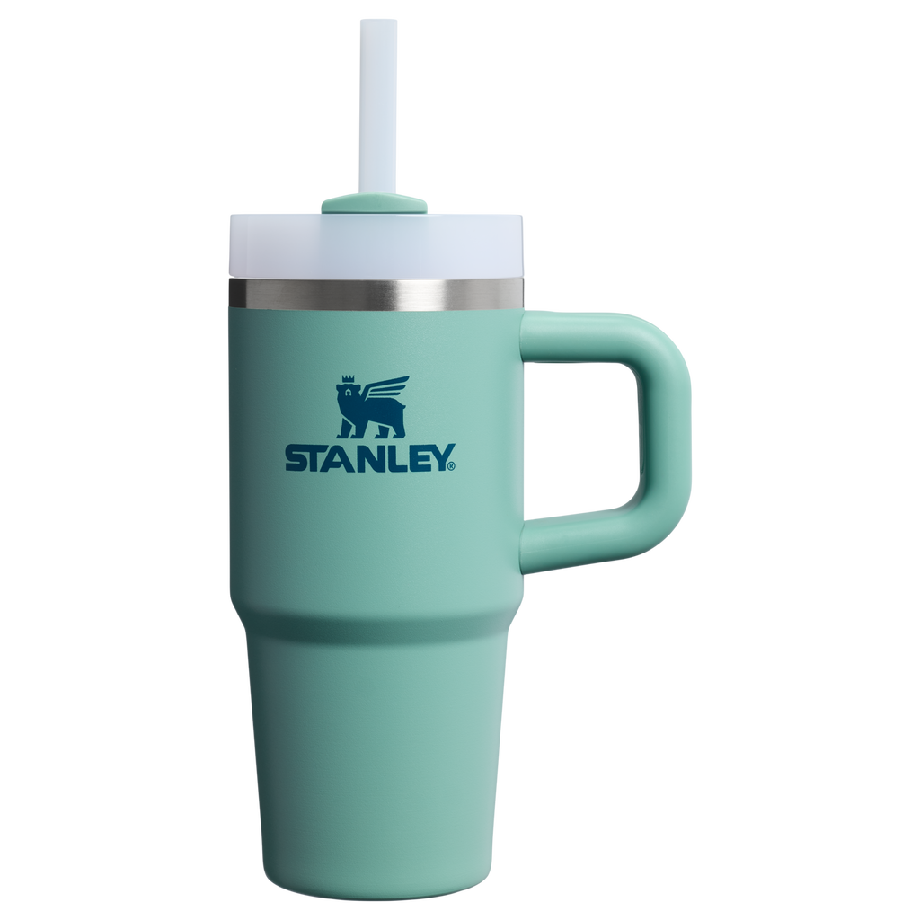 Double-Wall Vacuum The Quencher H2.O Flowstate Tumbler | Stanley Create D291F - Double-Wall Vacuum Insulated Travel Tumbler with Straw Detail