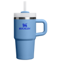 Large Capacity The Quencher H2.O Flowstate Tumbler | Stanley Create D274S - Double-Wall Vacuum Insulated Travel Tumbler with Straw - Blue Sky