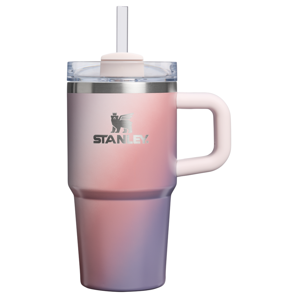 Splash-Resistant FlowState The Quencher H2.O Flowstate Tumbler D069R - Premium Stainless Steel Straw Cup for All-Day Hydration - Dawn Spiral