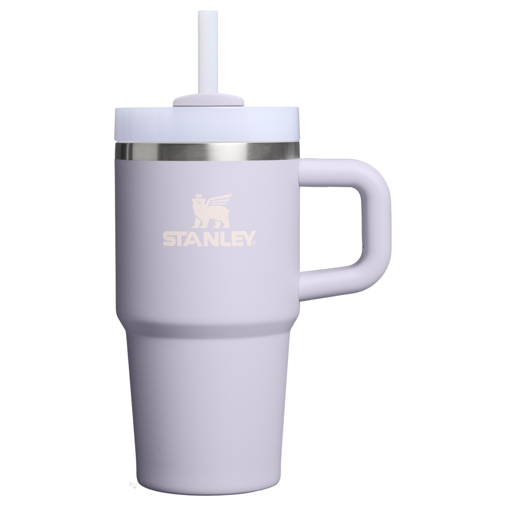 Splash-Resistant FlowState The Quencher H2.O Flowstate Tumbler D069R - Premium Stainless Steel Straw Cup for All-Day Hydration - Purple Dust