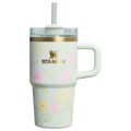 Double-Wall Vacuum The Easter Quencher H2.0  Flowstate Tumbler D259S - 40oz Large Capacity Car-Cup Friendly Quencher - Spring Blossoms