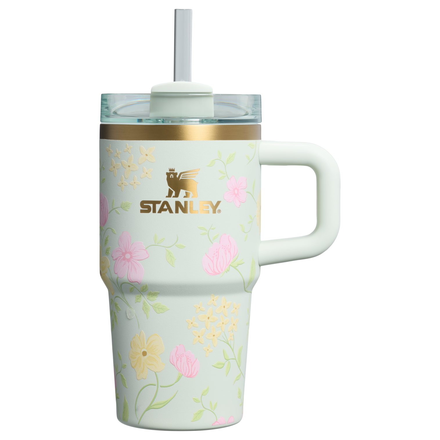 Double-Wall Vacuum The Easter Quencher H2.0  Flowstate Tumbler D259S - 40oz Large Capacity Car-Cup Friendly Quencher - Spring Blossoms