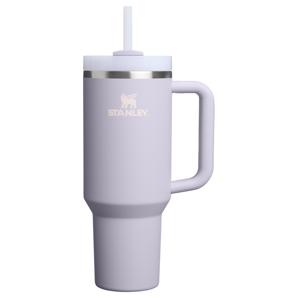 Car-Cup Friendly The Quencher H2.0 Flowstate Tumbler  | Stanley Create D332L - 40oz Large Capacity Car-Cup Friendly Quencher - Purple Dust
