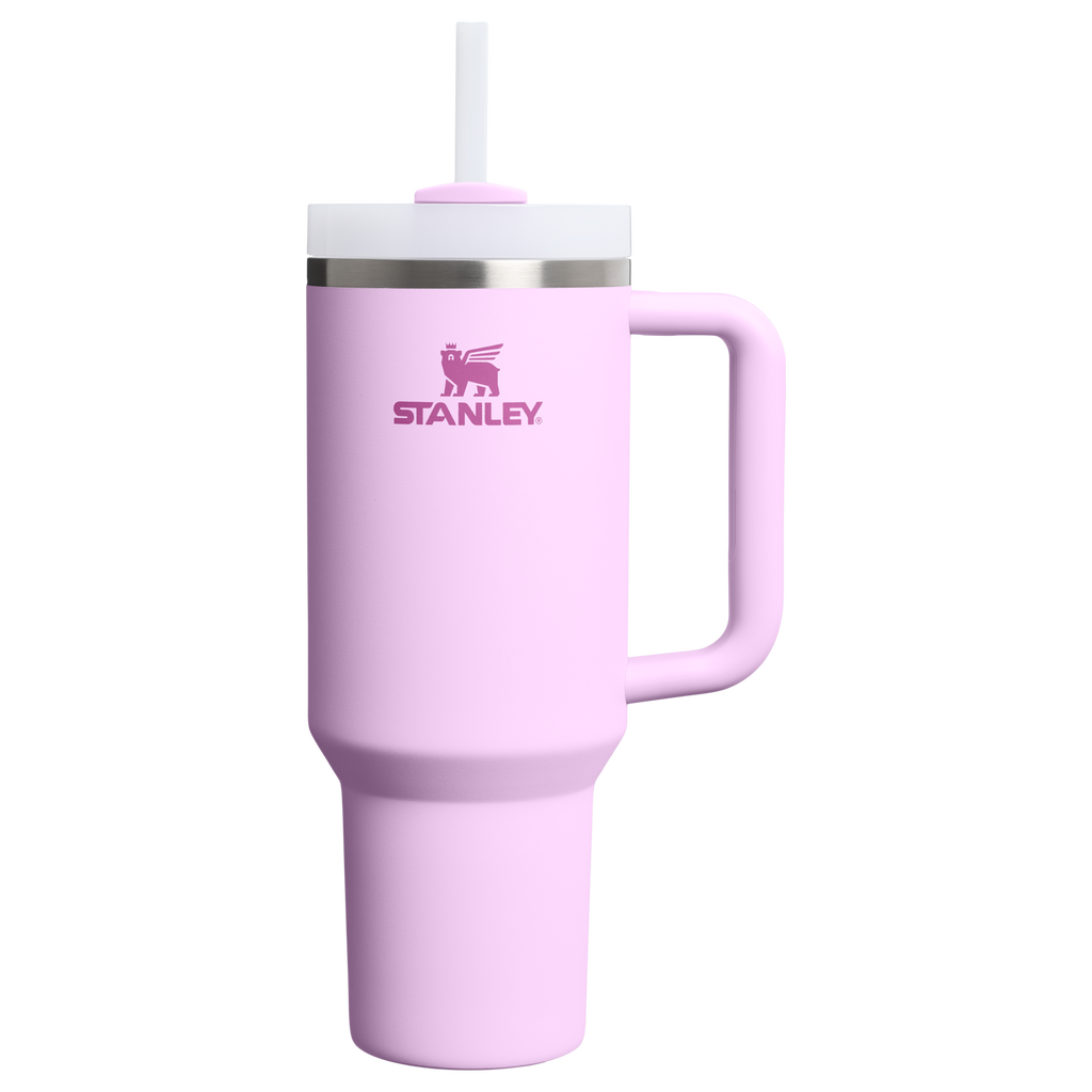 Car-Cup Friendly The Quencher H2.0 Flowstate Tumbler  | Stanley Create D332L - 40oz Large Capacity Car-Cup Friendly Quencher - Soft Orchid