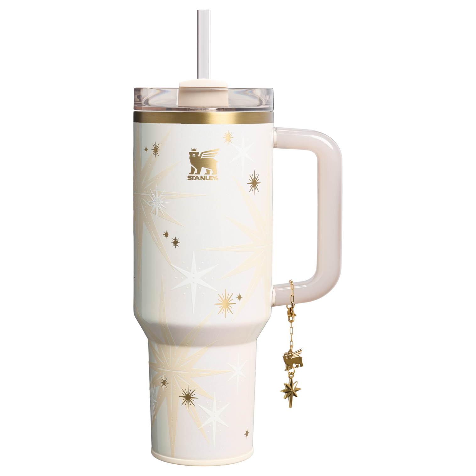 Car-Cup Friendly The Quencher Luxe H2.0 Flowstate Tumbler D368A - 40oz Large Capacity Car-Cup Friendly Quencher - Starlight Shimmer