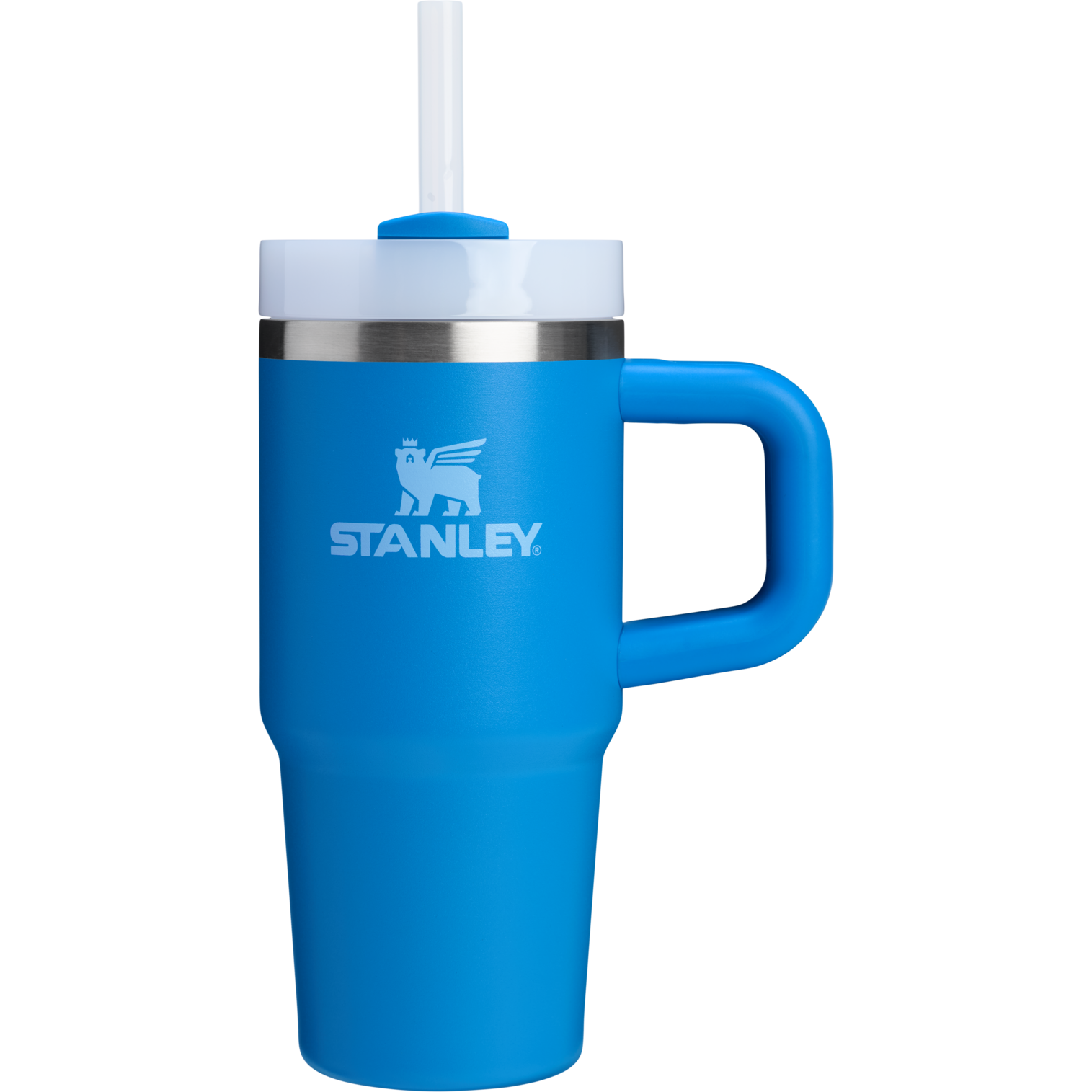 Double-Wall Vacuum The Quencher H2.O Flowstate Tumbler | Stanley Create D291F - Double-Wall Vacuum Insulated Travel Tumbler with Straw Detail