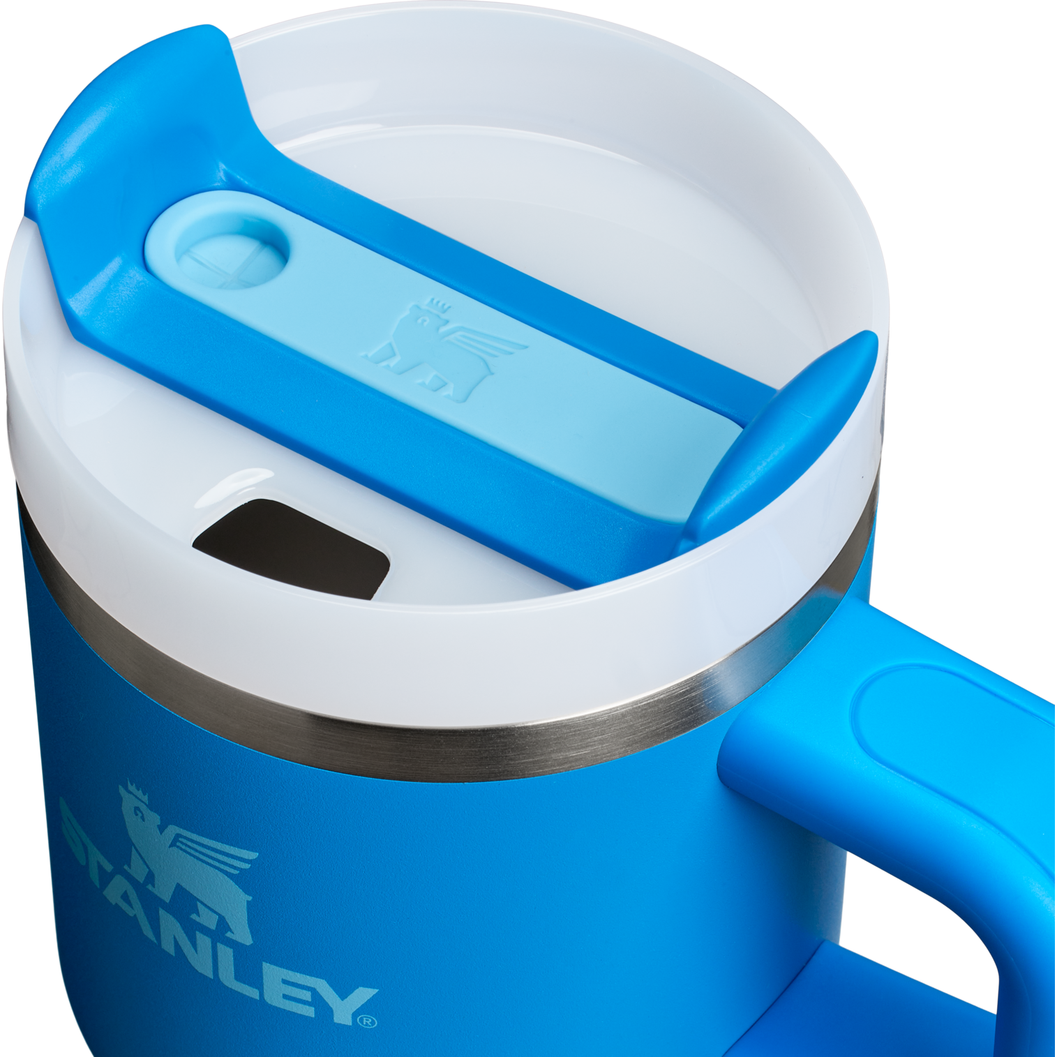 Large Capacity The Quencher H2.O Flowstate Tumbler with Handle | Stanley Create D309N - Premium Stainless Steel Straw Cup for All-Day Hydration Detail