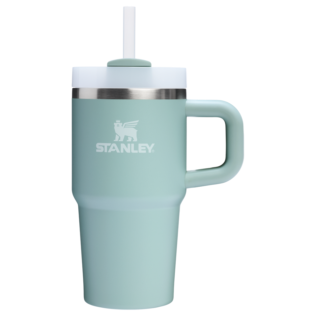 Large Capacity The Quencher H2.O Flowstate Tumbler | Stanley Create D274S - Double-Wall Vacuum Insulated Travel Tumbler with Straw Detail