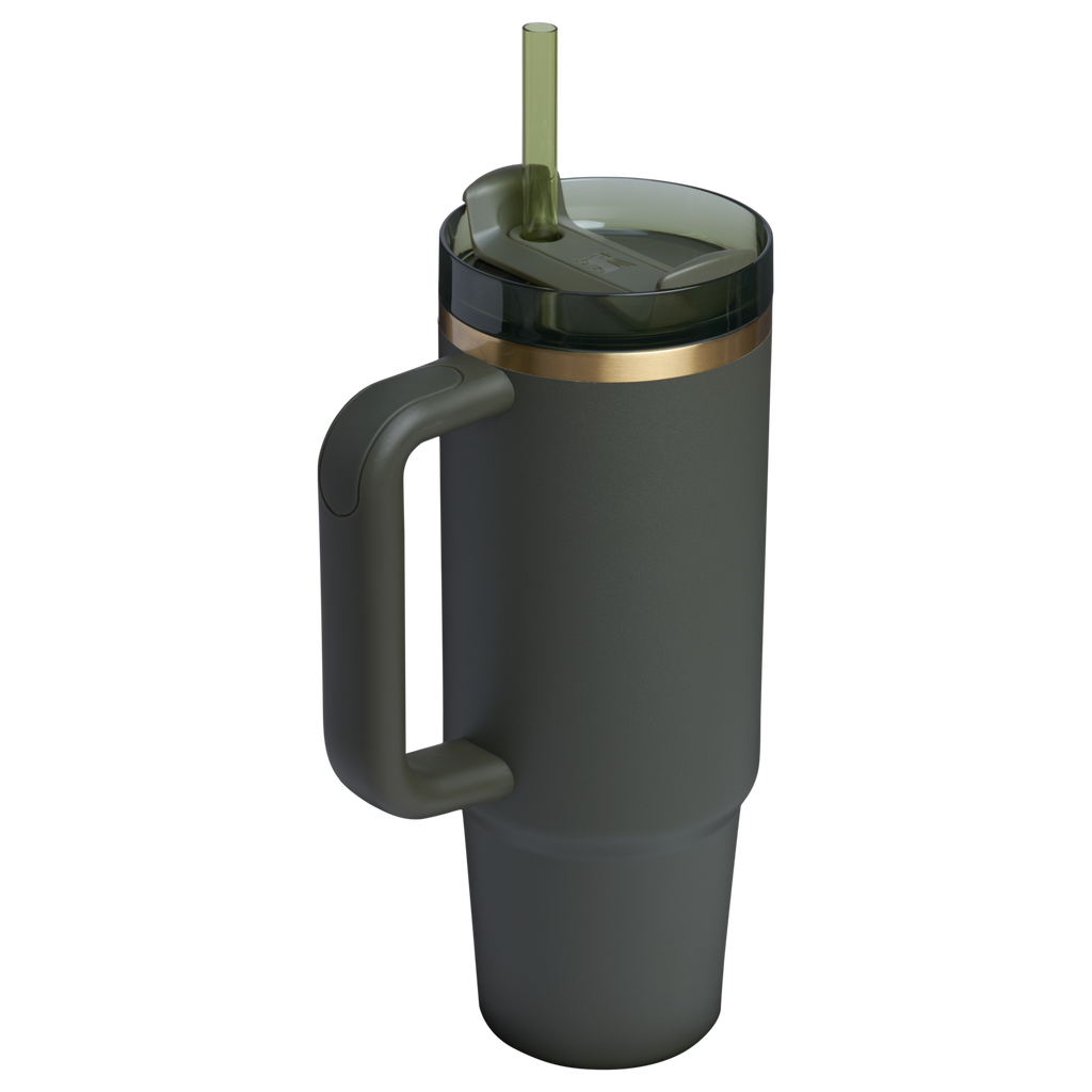 Car-Cup Friendly The Quencher H2.0 Flowstate Tumbler | Stanley Create D331C - FlowState 3-Position Lid Insulated Travel Mug Detail