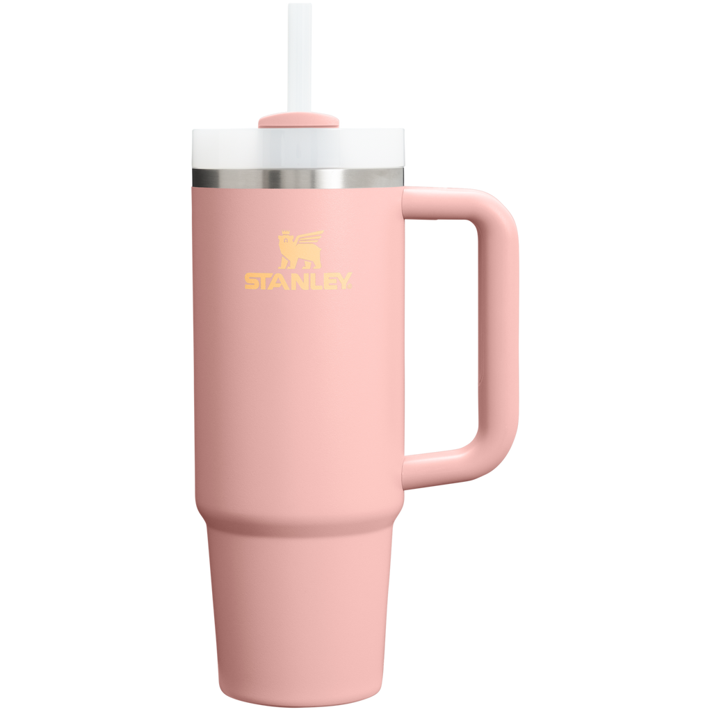 Car-Cup Friendly The Quencher H2.0 Flowstate Tumbler | Stanley Create D331C - FlowState 3-Position Lid Insulated Travel Mug - Peach Rose