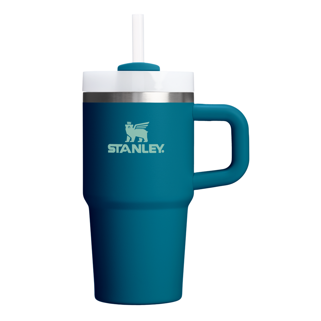 Splash-Resistant FlowState The Quencher H2.O Flowstate Tumbler D069R - Premium Stainless Steel Straw Cup for All-Day Hydration - Coastal Teal