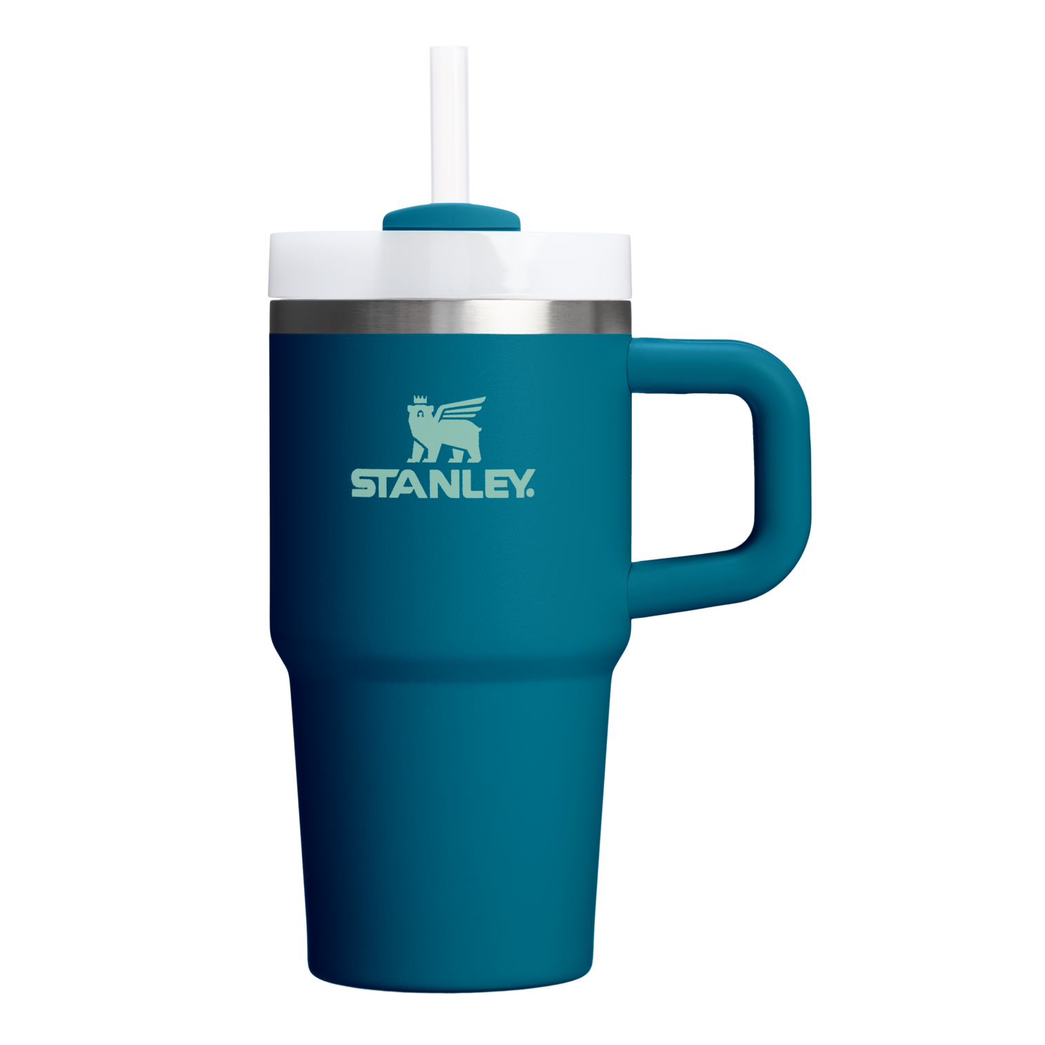 Splash-Resistant FlowState The Quencher H2.O Flowstate Tumbler D069R - Premium Stainless Steel Straw Cup for All-Day Hydration - Coastal Teal