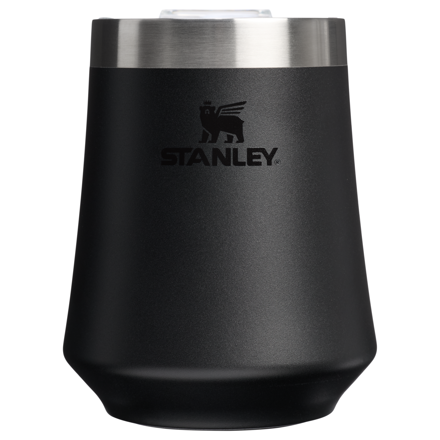 Shatterproof Luxury The Reserve Wine Tumbler | Stanley Create D302P - Premium Insulated Egg-Shaped Wine Glass for Outdoors - Black 2.0