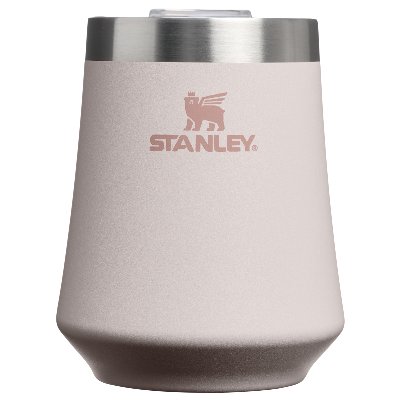 Shatterproof Luxury The Reserve Wine Tumbler | Stanley Create D302P - Premium Insulated Egg-Shaped Wine Glass for Outdoors - Rose Quartz