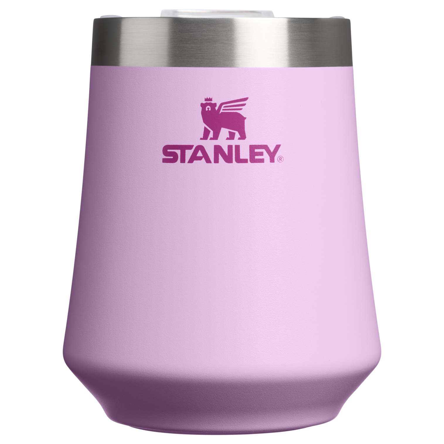 Shatterproof Luxury The Reserve Wine Tumbler | Stanley Create D302P - Premium Insulated Egg-Shaped Wine Glass for Outdoors - Soft Orchid
