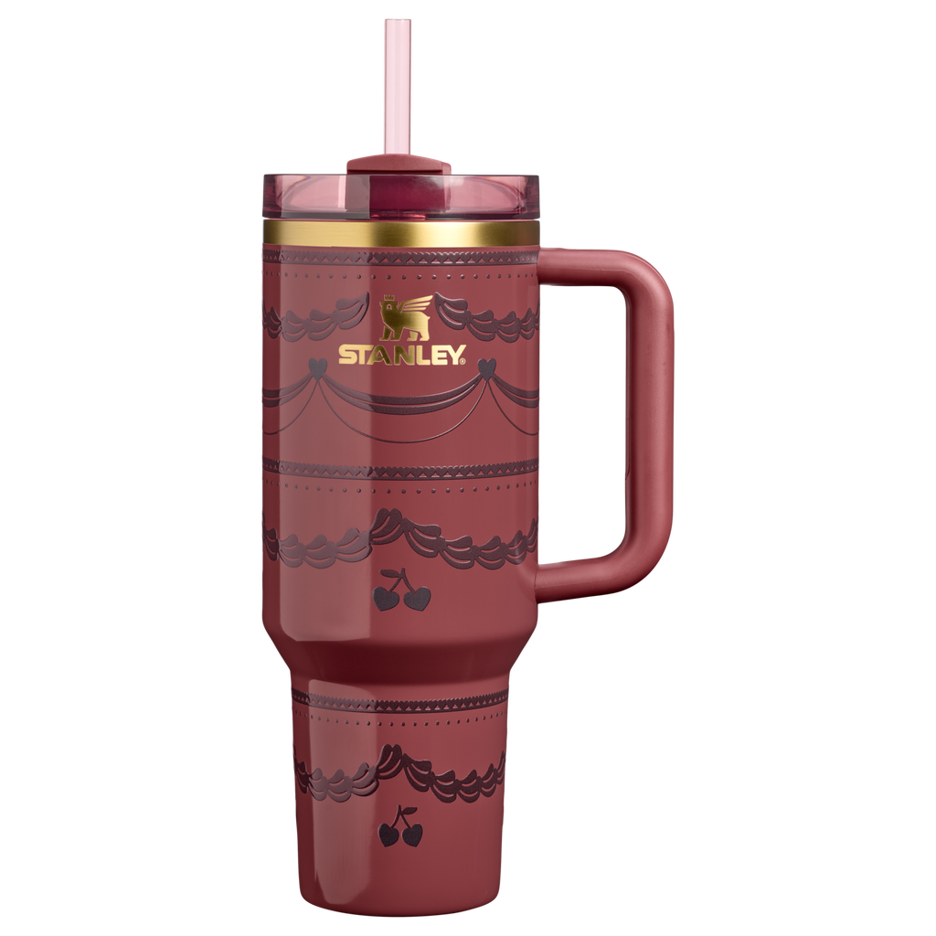 Insulated Travel The Valentine’s Day Quencher H2.0 Flowstate Tumbler D231T - FlowState 3-Position Lid Insulated Travel Mug - Red Velvet Cake