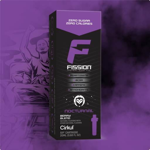 Sugar-Free Fission Nocturnal VZ4F - Zero-Calorie Multi-Flavor Sip Pods for Water Bottle - Default Title