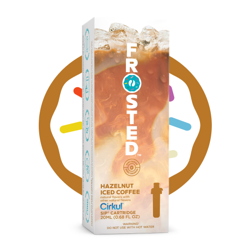 Vitamin-Infused Frosted Hazelnut Iced Coffee IXOP - Sugar-Free Fruit Flavor Cartridge Refill - Default Title