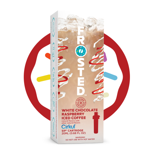 Refreshing Electrolyte Frosted White Chocolate Raspberry Iced Coffee 8KS5 - Vitamin-Infused Natural Refreshing Flavor Core - Default Title
