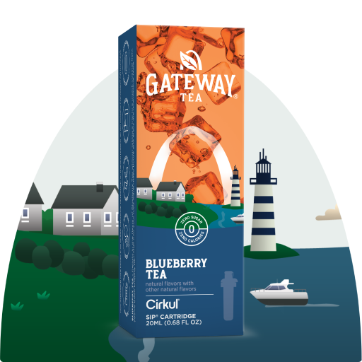 Sugar-Free Gateway Blueberry Tea BF2I - Zero-Calorie Multi-Flavor Sip Pods for Water Bottle - Default Title