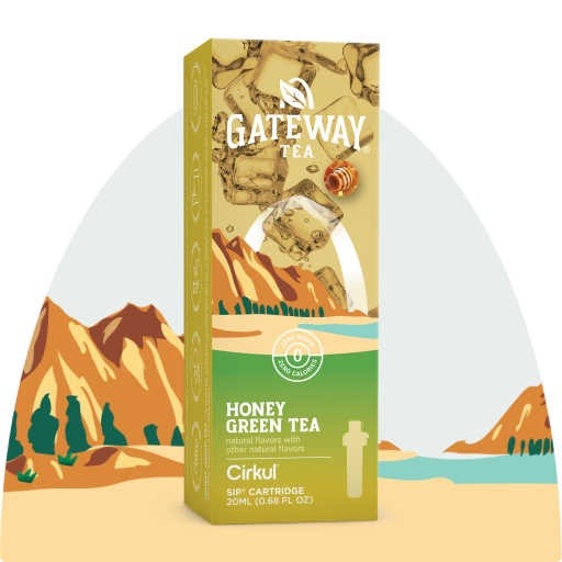 Sugar-Free Gateway Honey Green Tea D1OV - Vitamin-Infused Natural Refreshing Flavor Core - Default Title