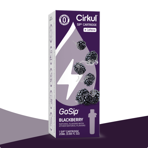 Natural Fruit Flavored GoSip Blackberry EPWS - Electrolyte Hydration Enhanced Taste Cartridges - Default Title