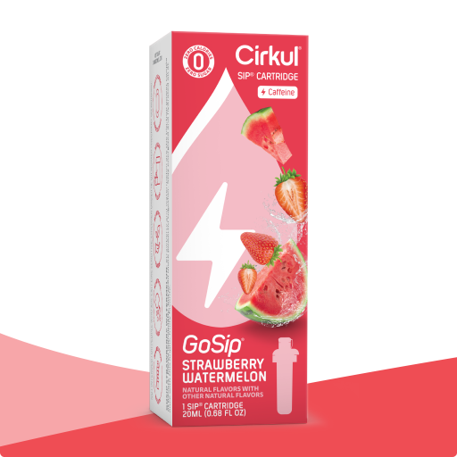 Zero-Calorie GoSip Strawberry Watermelon 9PPX - Vitamin-Infused Natural Refreshing Flavor Core - Default Title