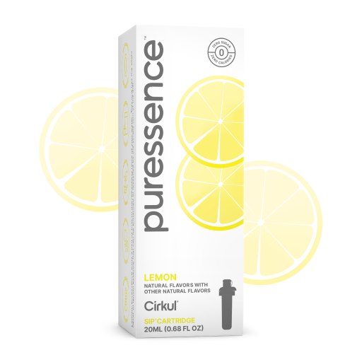 Zero-Calorie Puressence Lemon (Unsweetened) TUY8 - Sugar-Free Fruit Flavor Cartridge Refill - Default Title