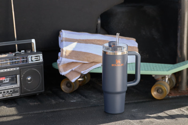 Car-Cup Friendly The Quencher H2.0 Flowstate Tumbler  | Stanley Create D332L - 40oz Large Capacity Car-Cup Friendly Quencher Detail