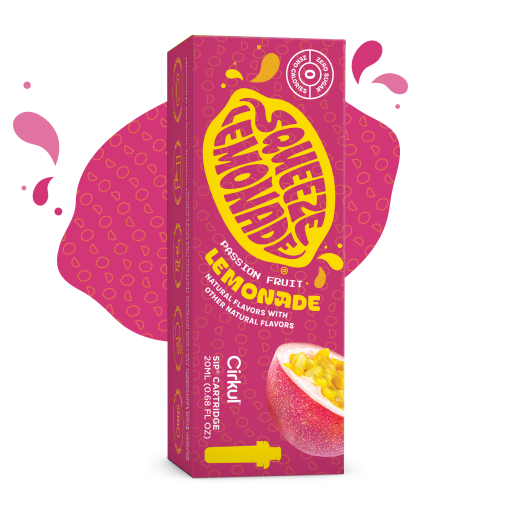 Vitamin-Infused Squeeze Passion Fruit Lemonade 2Z80 - Sugar-Free Fruit Flavor Cartridge Refill - Default Title