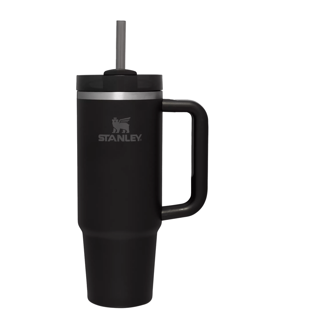Car-Cup Friendly The Quencher H2.0 Flowstate Tumbler | Stanley Create D331C - FlowState 3-Position Lid Insulated Travel Mug - Black